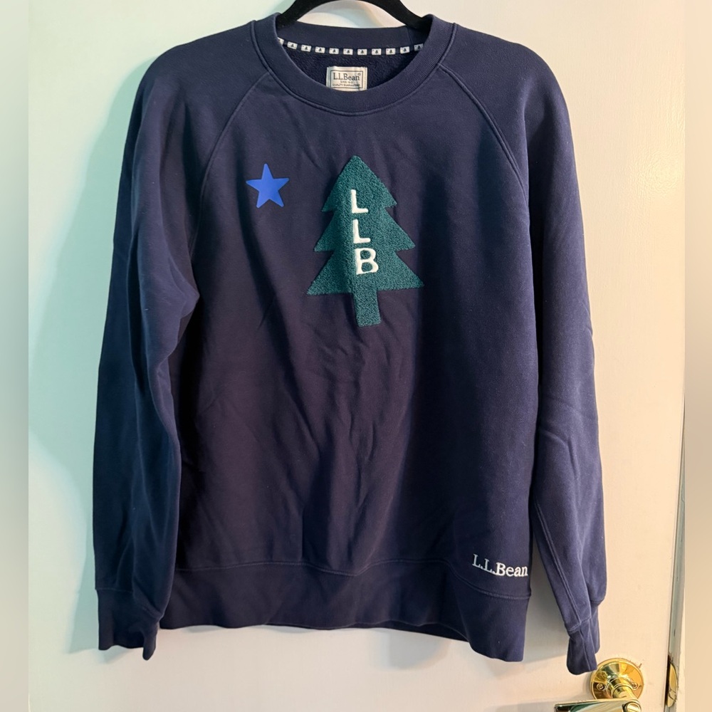 L.L. Bean Maine State Flag Crewneck Sweatshirt